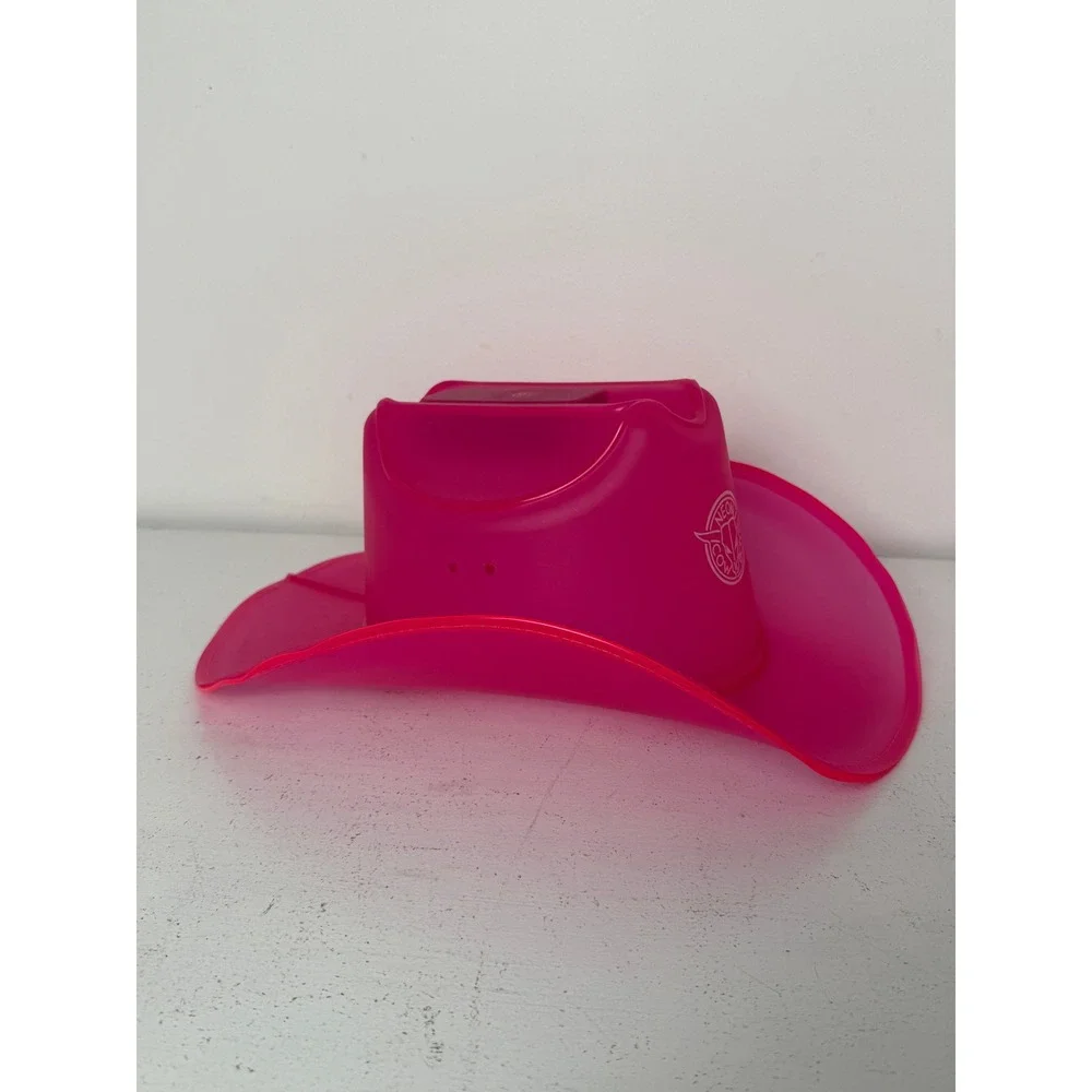 Neon Cowboys Pink Light Up LED Cowboy Hat Festival Rave Western Party Accessory
